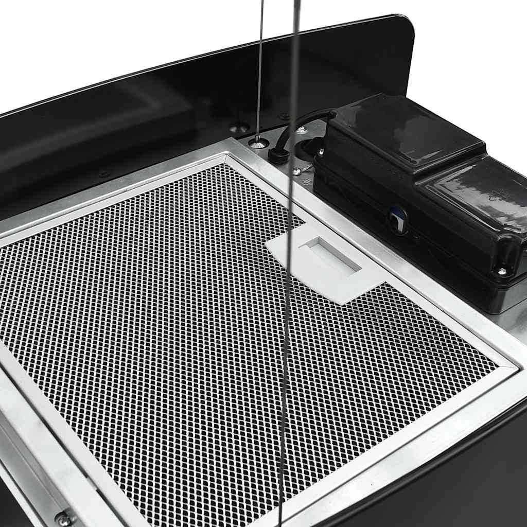 Fritthengende kjøkkenvifte berøringsfølsom LCD herdet glass