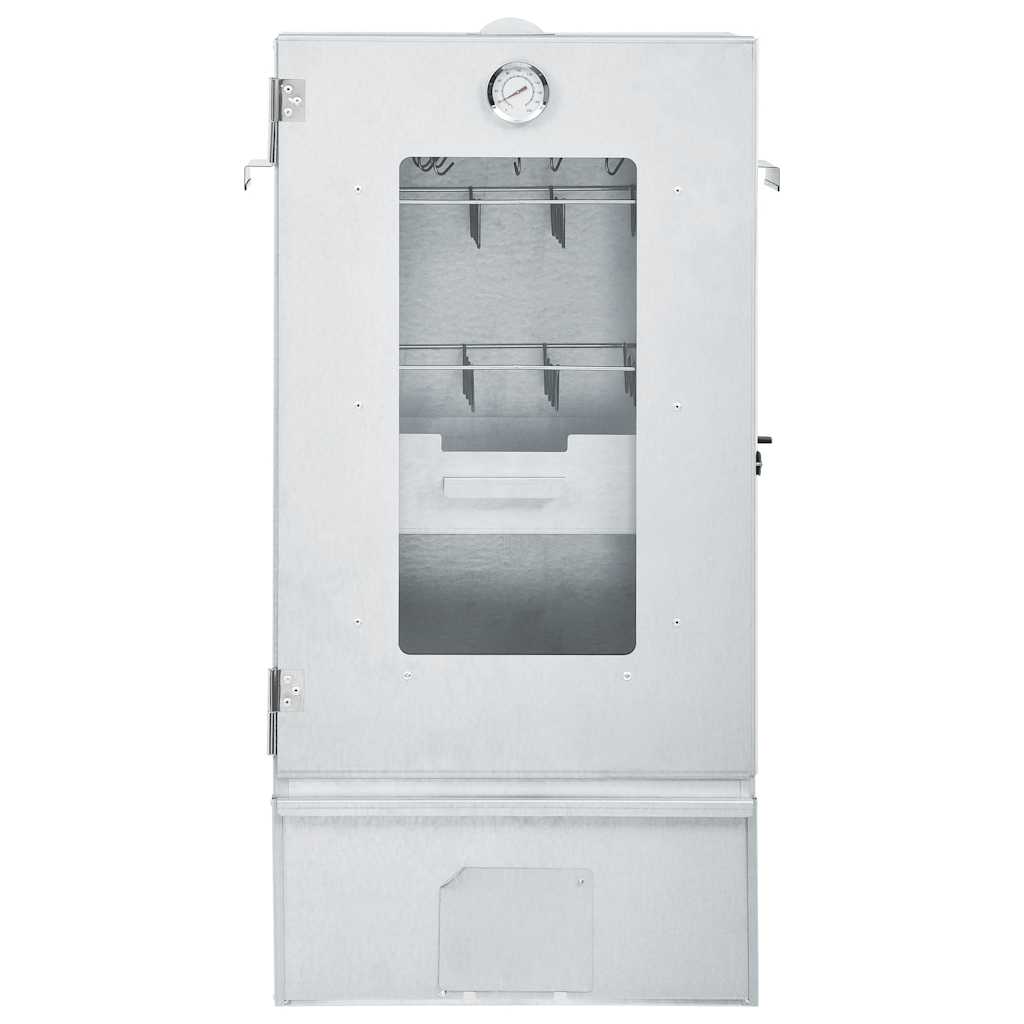 Røykovn og grill med 1kg treflis 44,5x29x83 cm