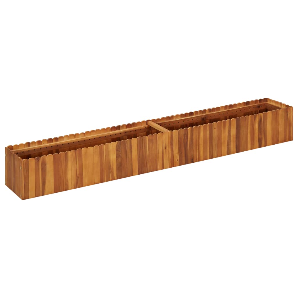 Høybed 200x30x25 cm heltre akasie