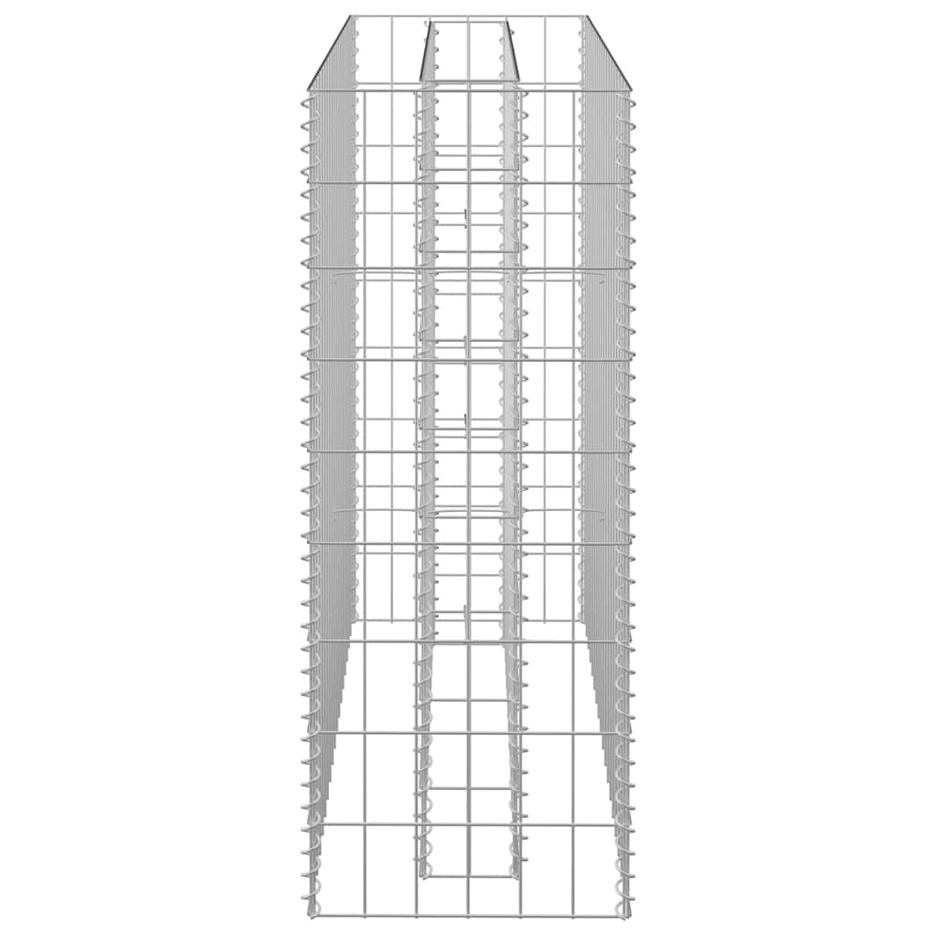 Gabion høybed galvanisert stål 90x30x90 cm