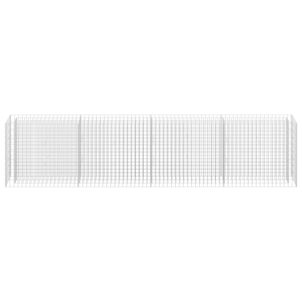 Gabion høybed galvanisert stål 360x30x90 cm