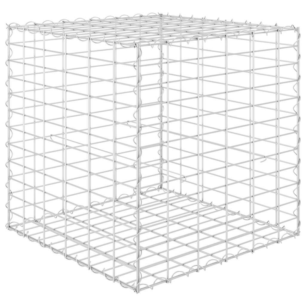 Gabion høybed kubeformet ståltråd 60x60x60 cm