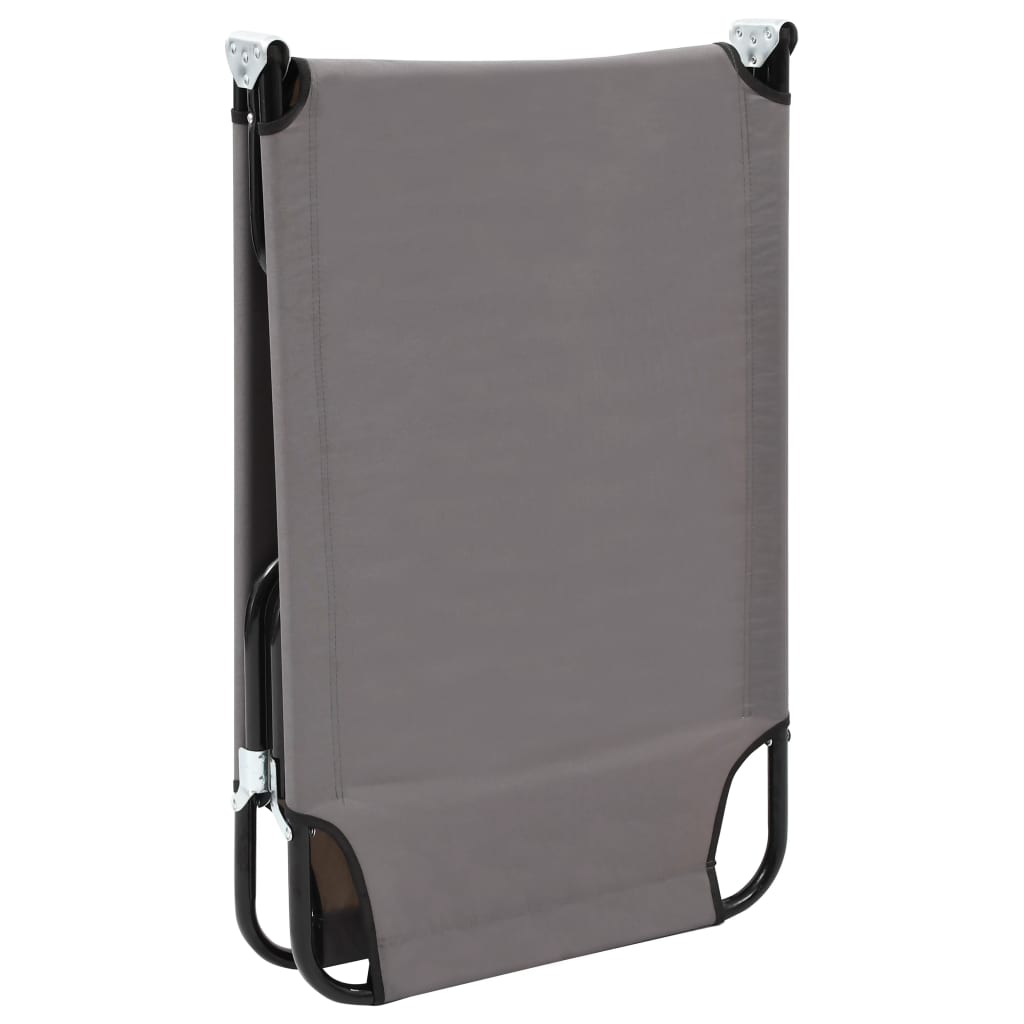 Sammenleggbar solseng grå stål