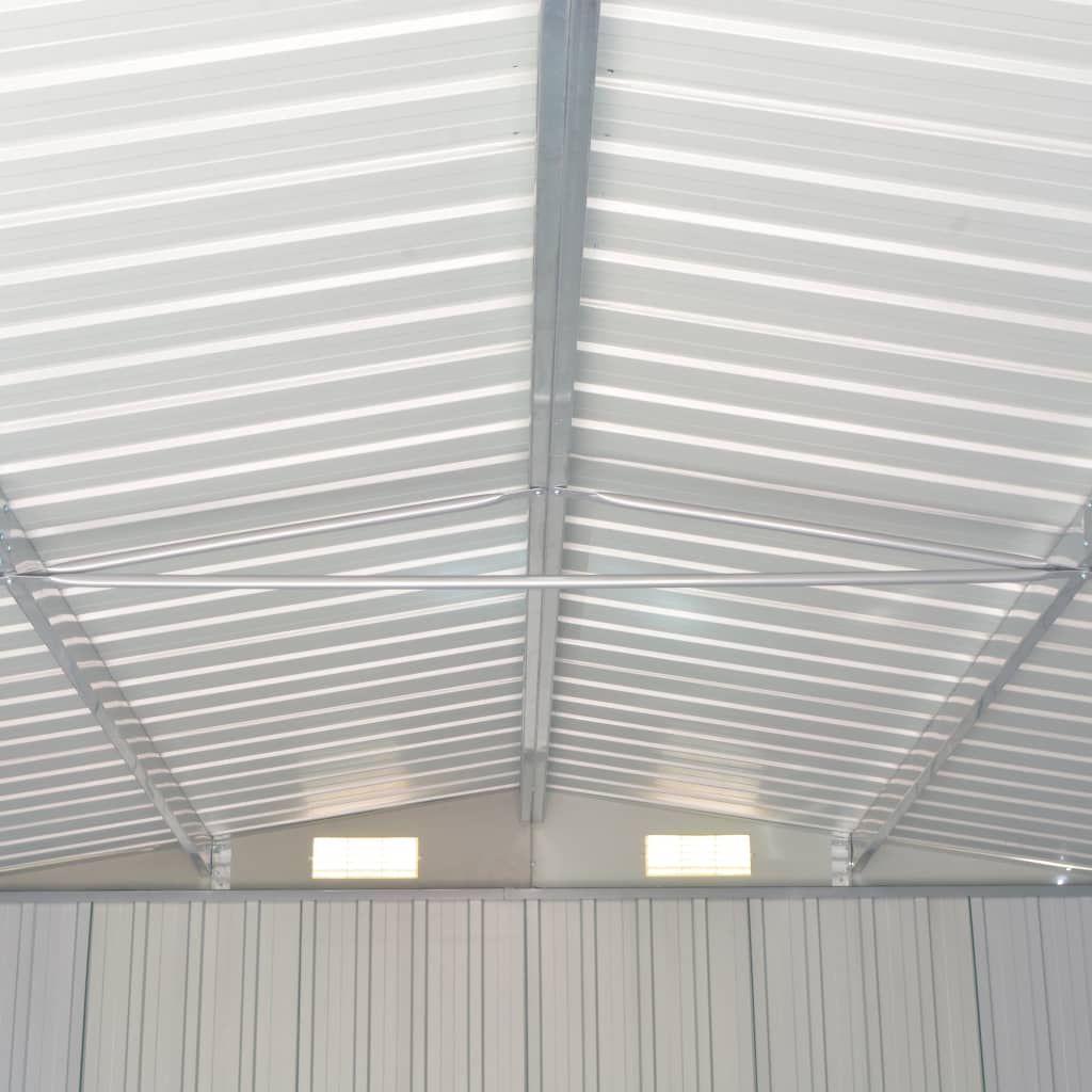 Hageskur grønn 257x990x181 cm galvanisert stål