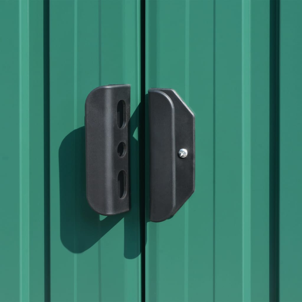 Hageskur grønn 257x990x181 cm galvanisert stål