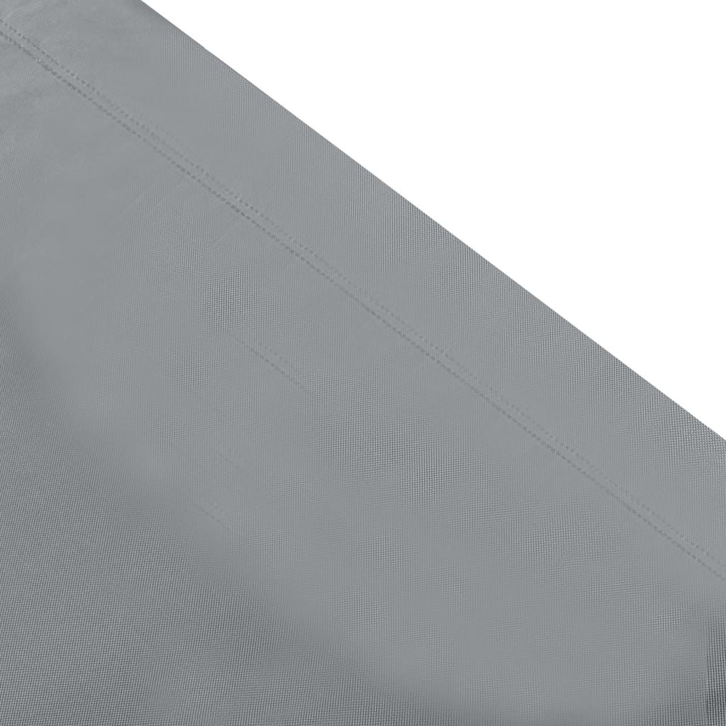 Utendørs sofaseng med solskjerm grå