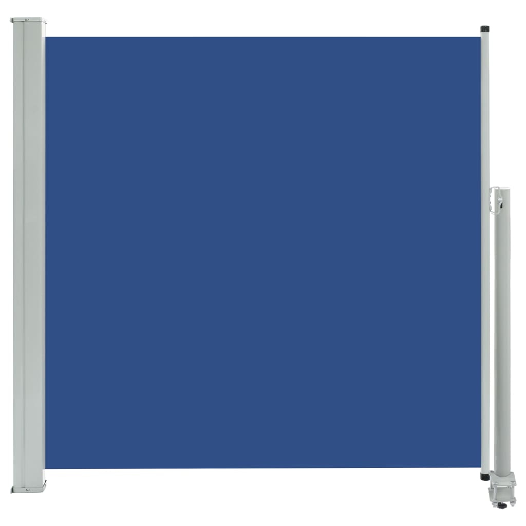 Uttrekkbar sidemarkise 160x300 cm blå