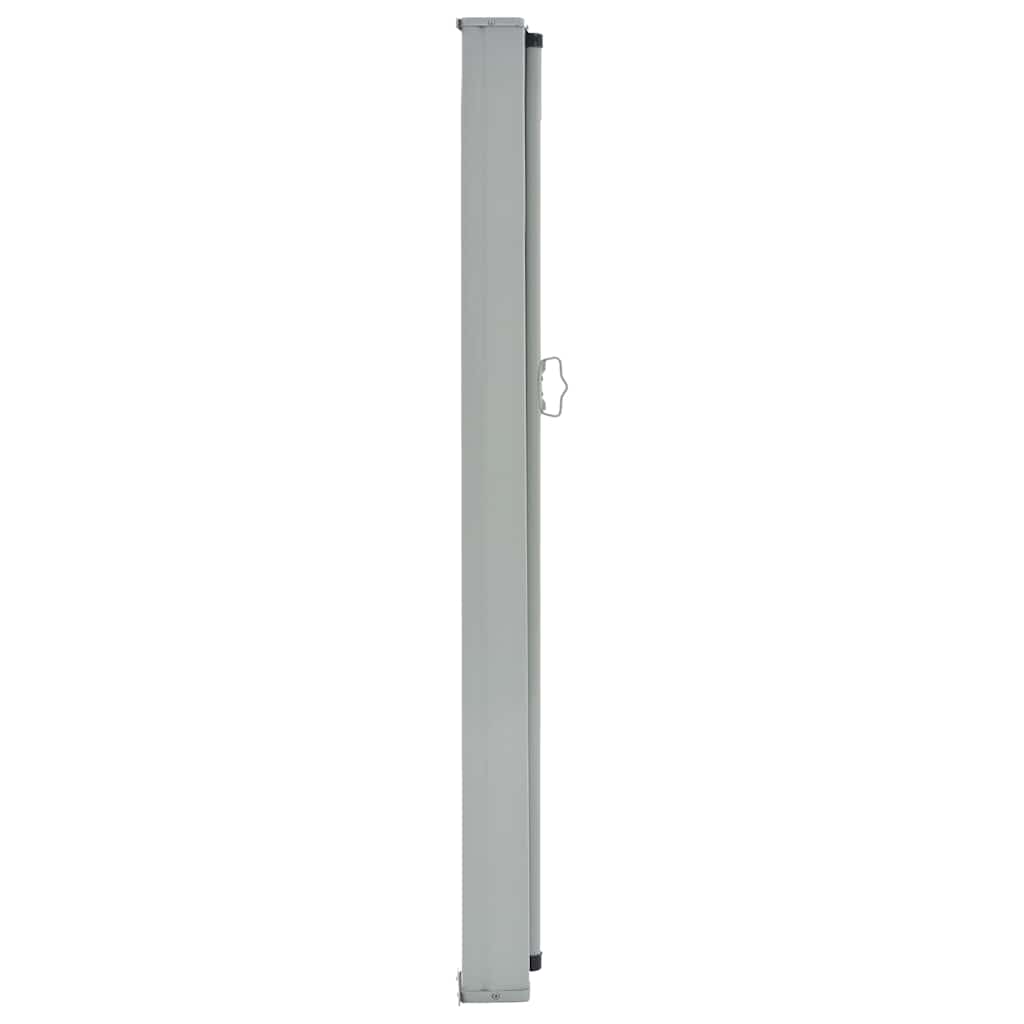 Uttrekkbar sidemarkise 60x300 cm svart