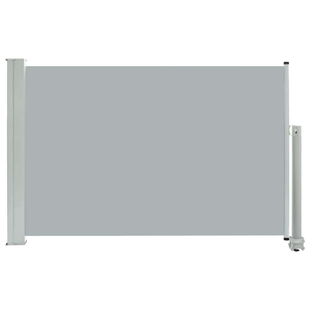 Uttrekkbar sidemarkise 60x300 cm grå