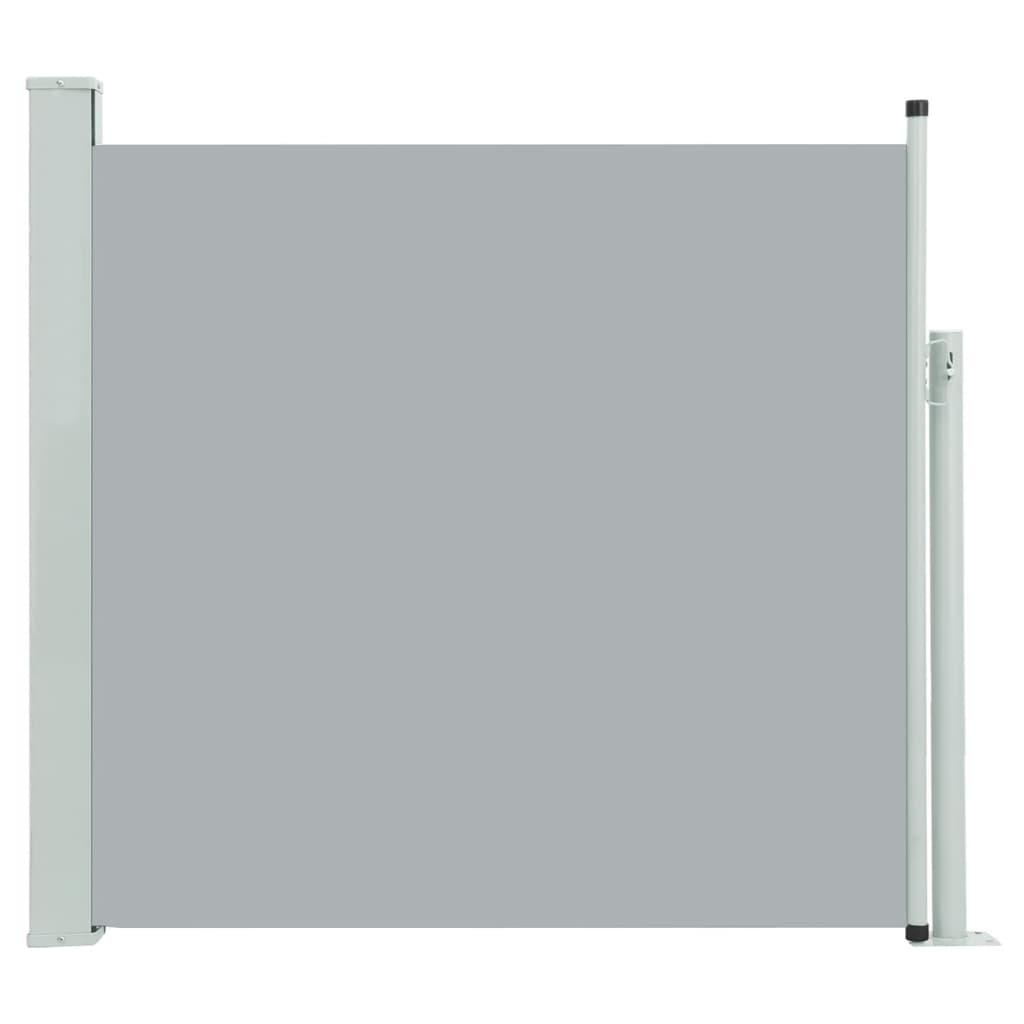Uttrekkbar sidemarkise 170x300 cm grå