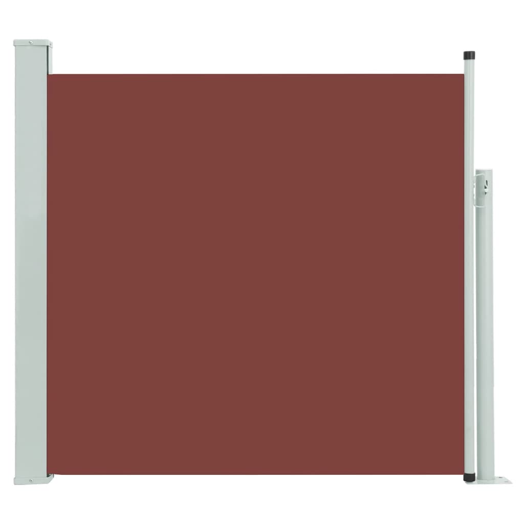 Uttrekkbar sidemarkise 170x300 cm brun