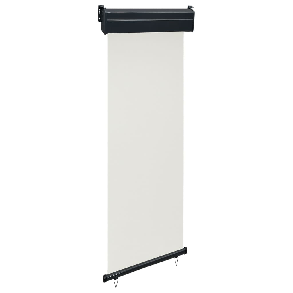 Sidemarkise for balkong 60x250 cm kremhvit