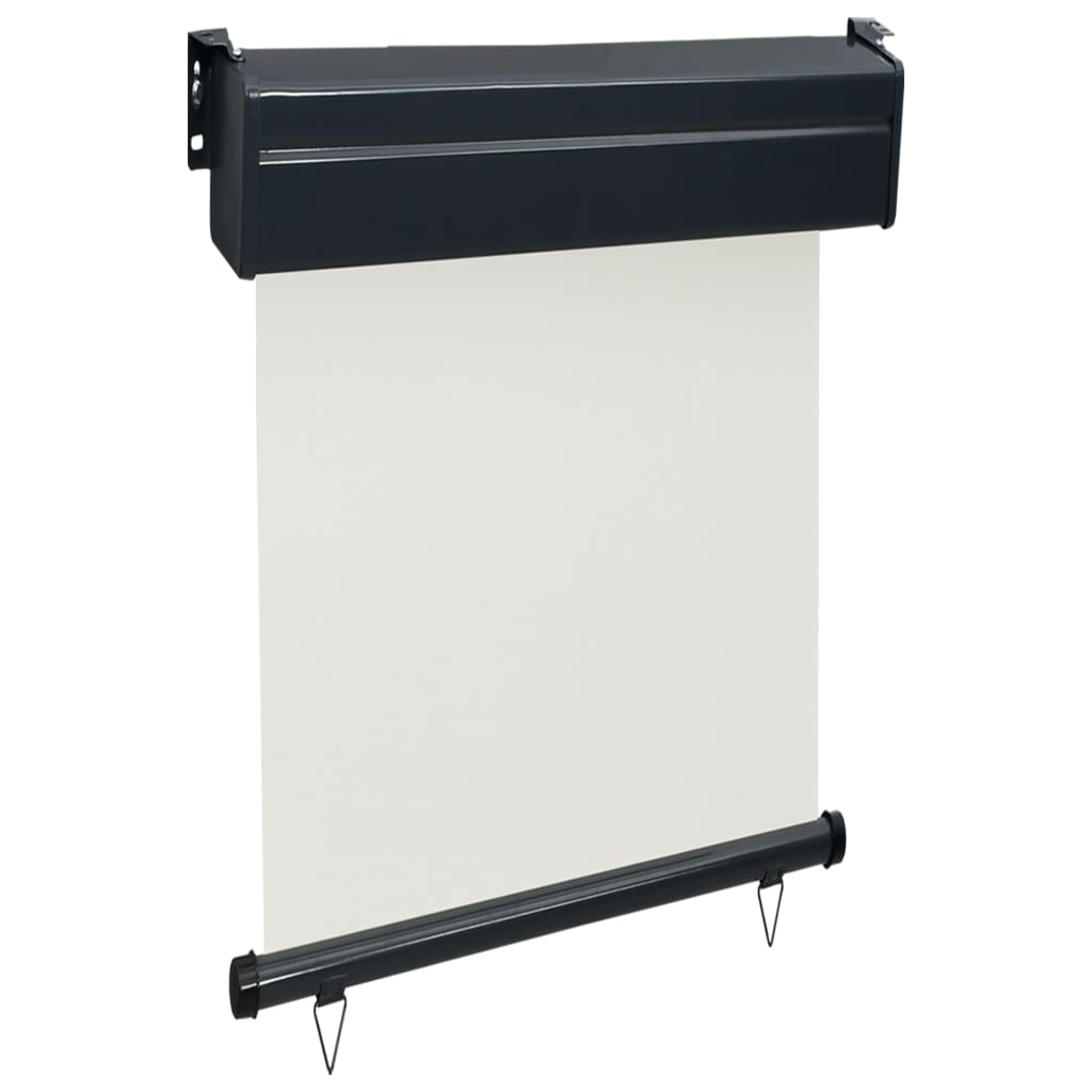 Sidemarkise for balkong 60x250 cm kremhvit