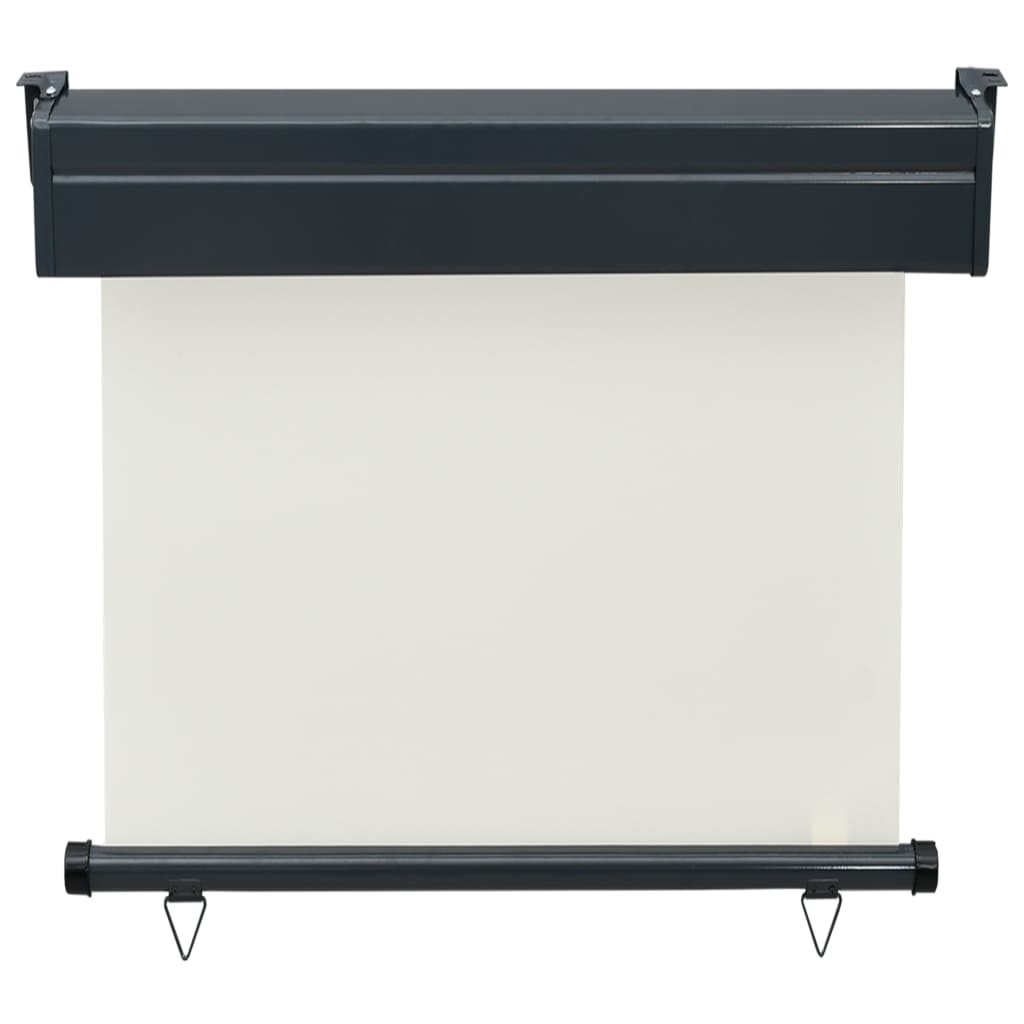 Sidemarkise for balkong 80x250 cm kremhvit