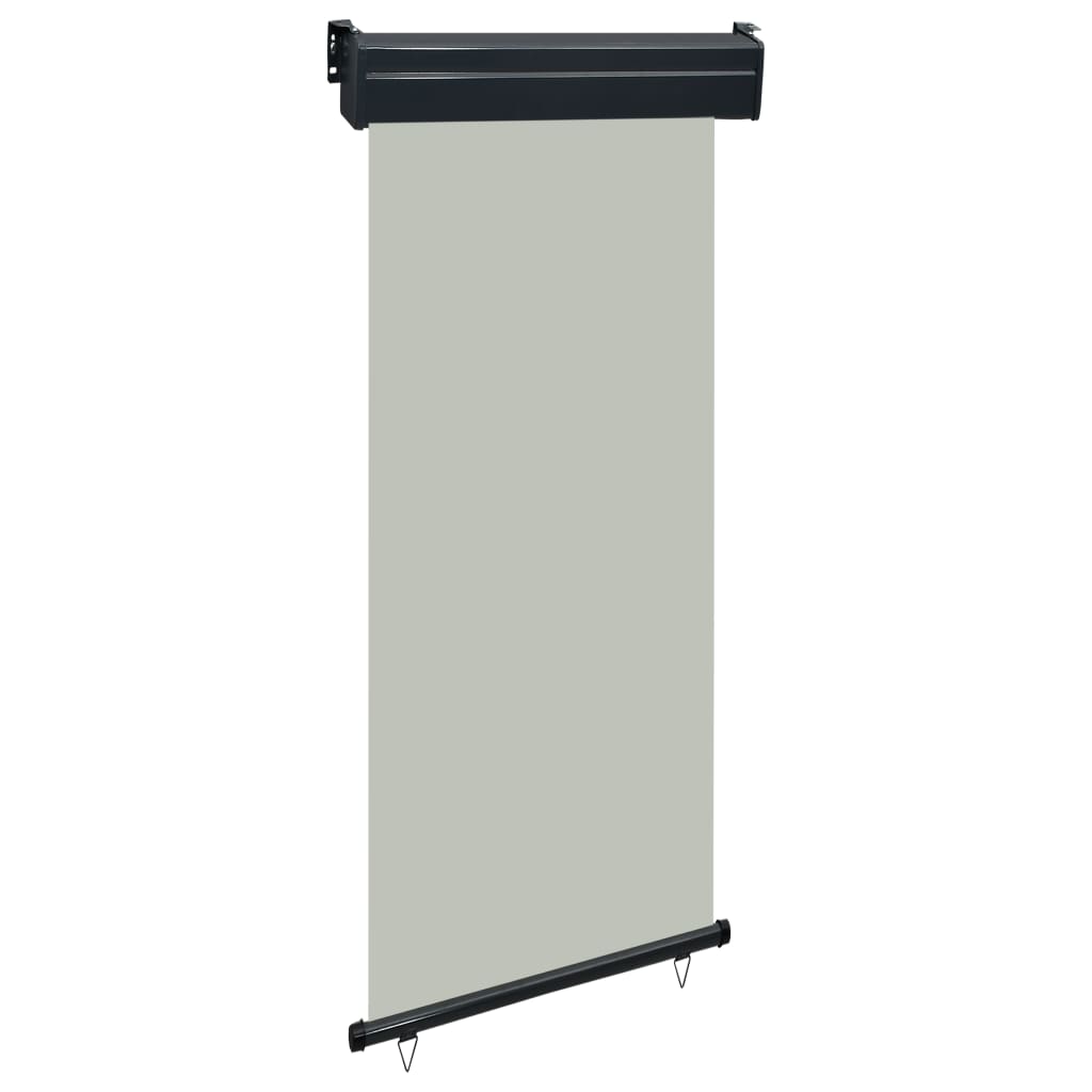 Sidemarkise for balkong 80x250 cm grå