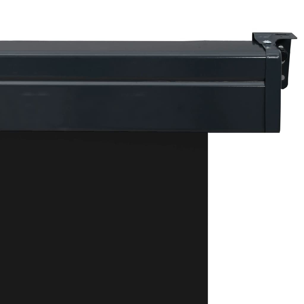 Sidemarkise for balkong 100x250 cm svart
