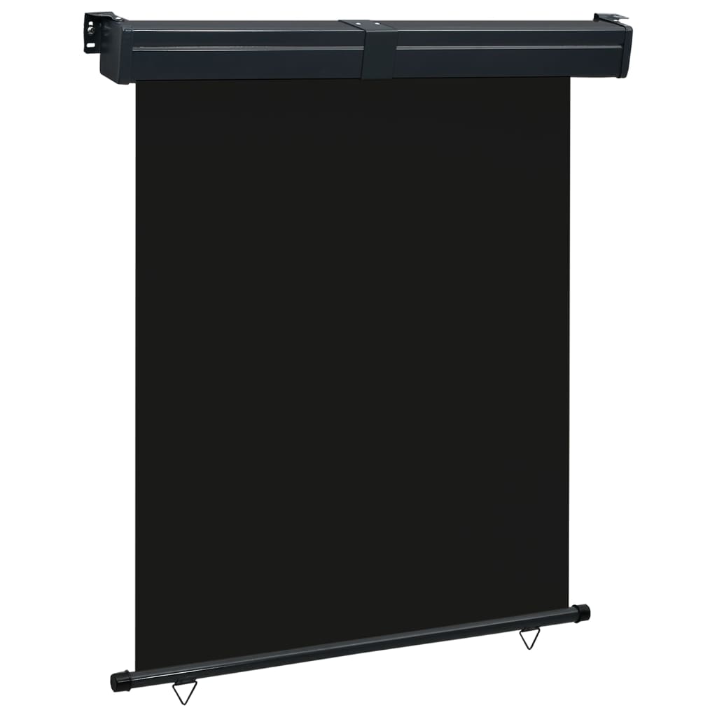 Sidemarkise for balkong 145x250 cm svart
