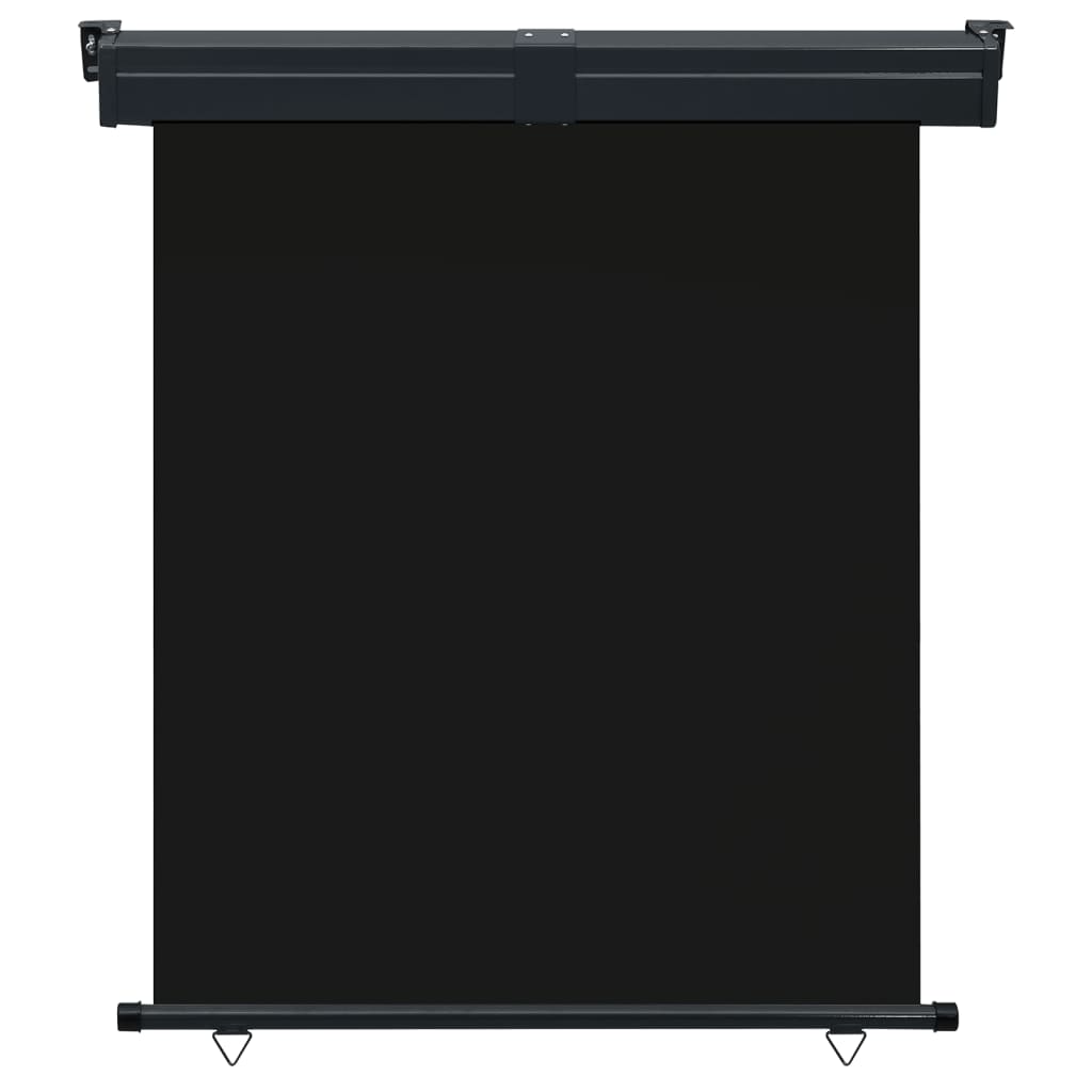 Sidemarkise for balkong 145x250 cm svart