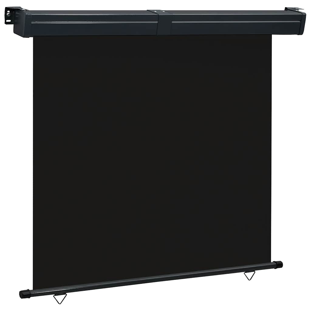 Sidemarkise for balkong 170x250 cm svart