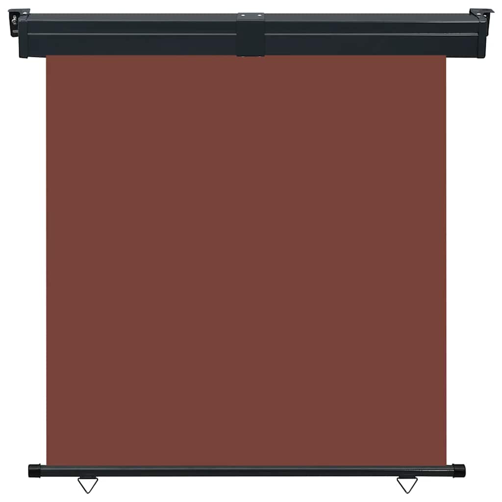 Sidemarkise for balkong 170x250 cm brun