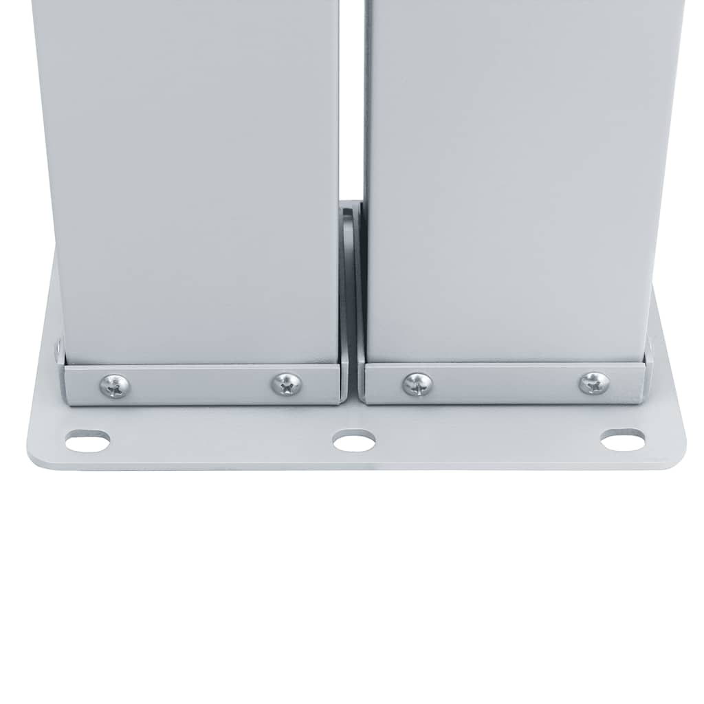 Uttrekkbar sidemarkise 100x1000 cm antrasitt