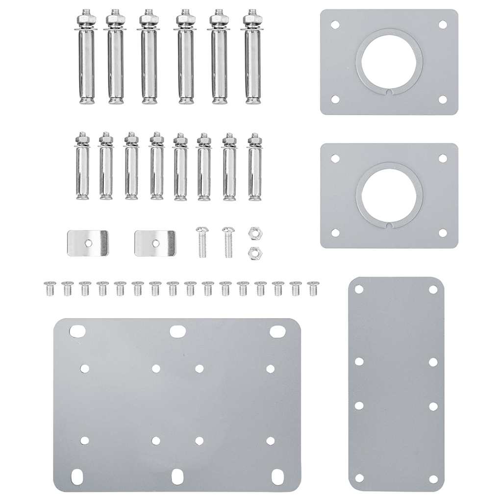Uttrekkbar sidemarkise 100x1000 cm antrasitt