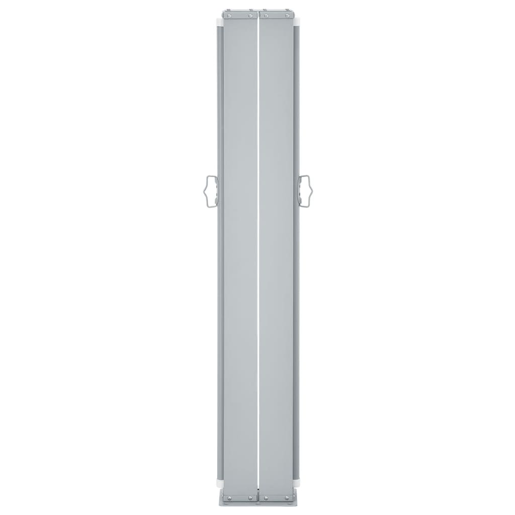 Uttrekkbar sidemarkise 120x1000 cm kremhvit