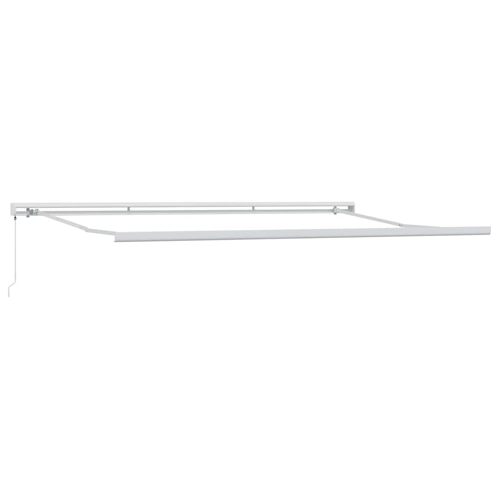 Markise Hvit 4,5 × 3 m Metall