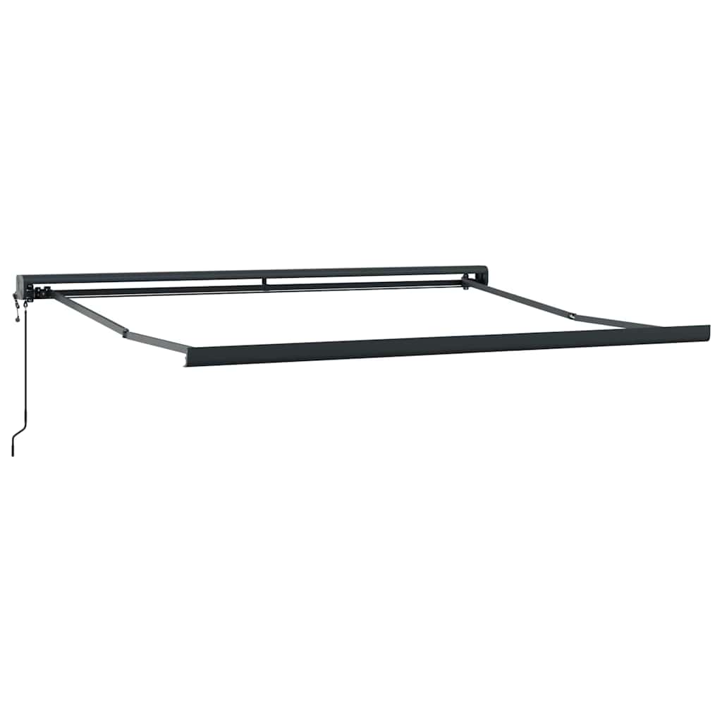 Markise Antrasitt 3 x 2,5 m Metall