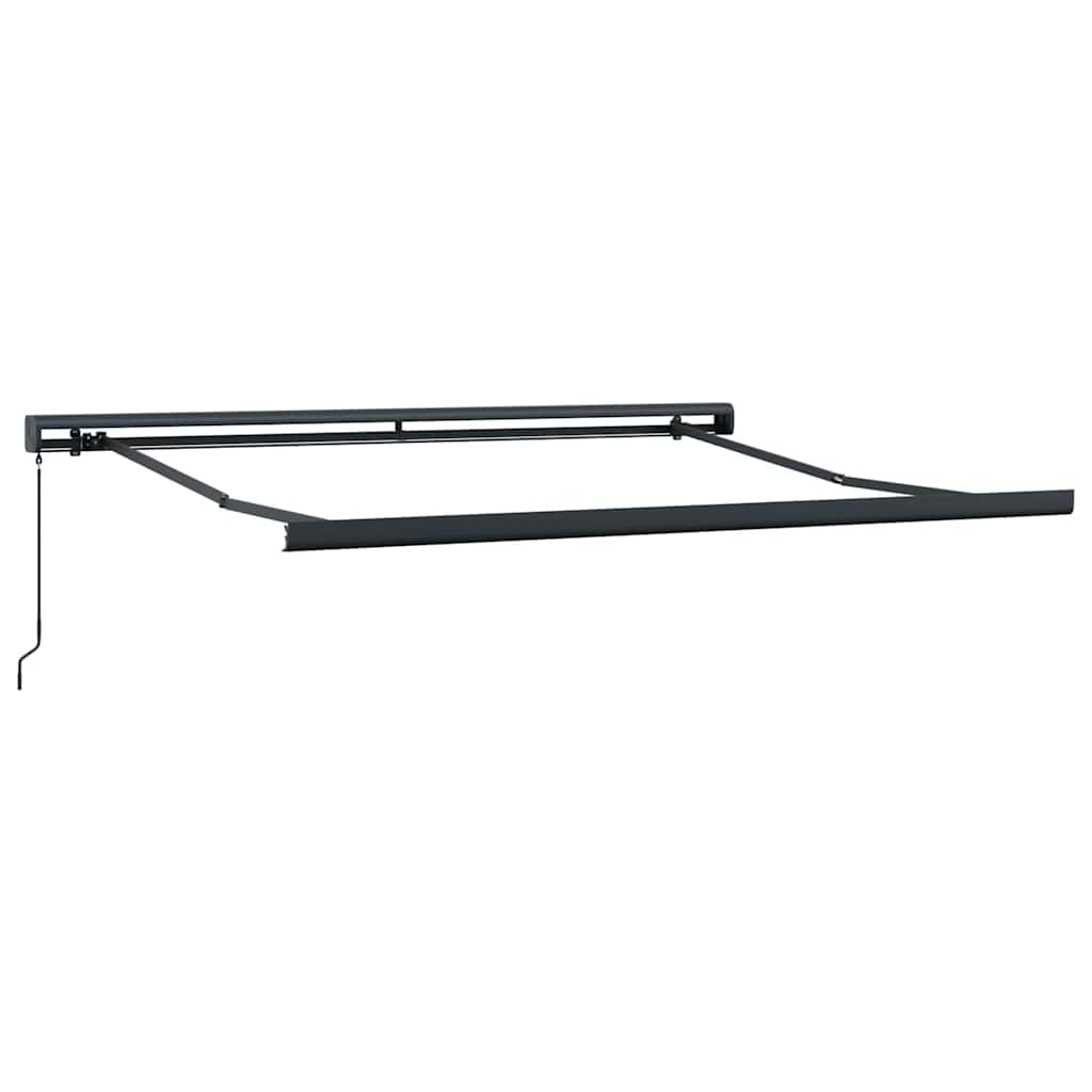 Markise Antrasitt 3 x 2,5 m Metall
