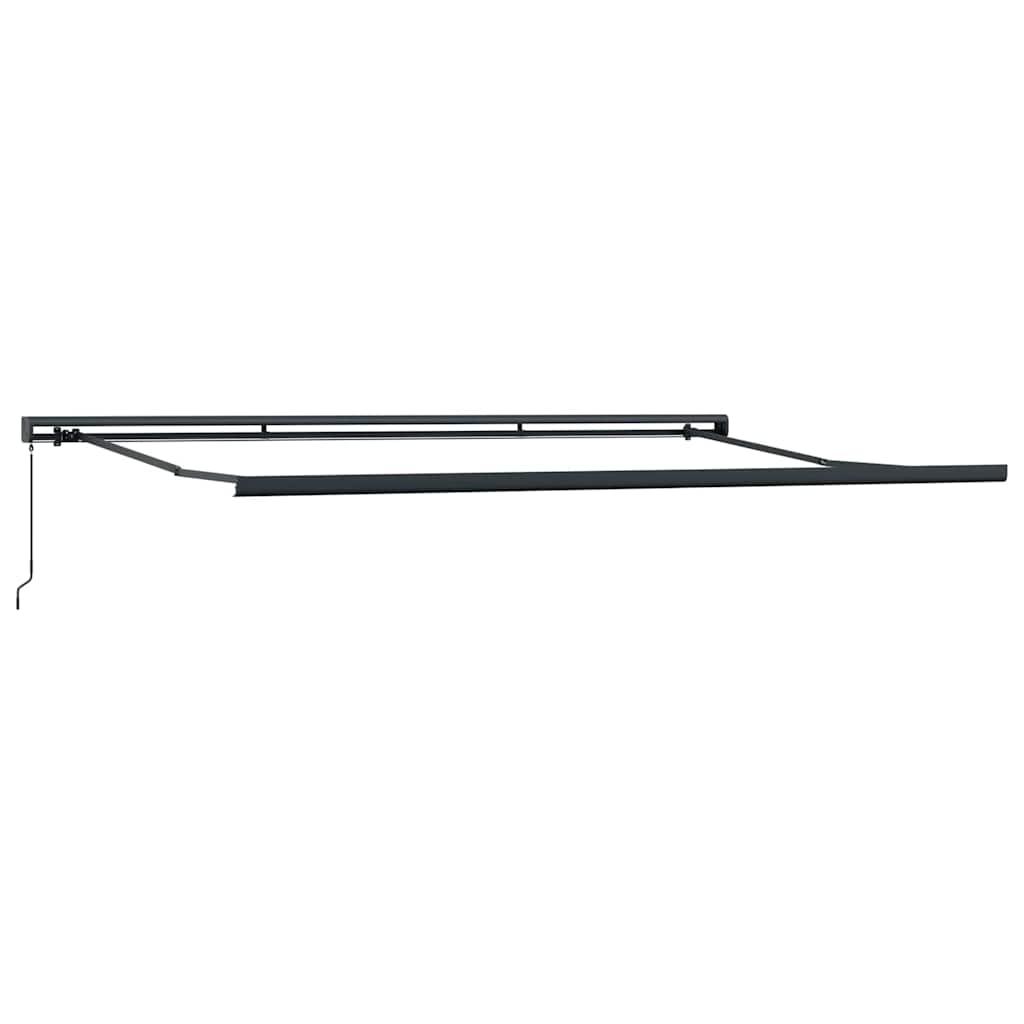 Markise Antrasitt 5 x 3 m Metall