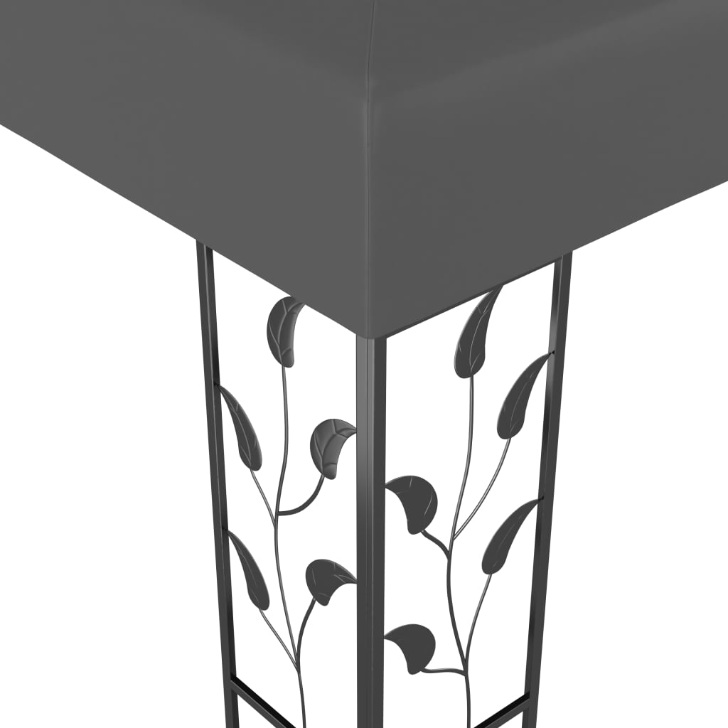 Paviljong 3x3 m antrasitt