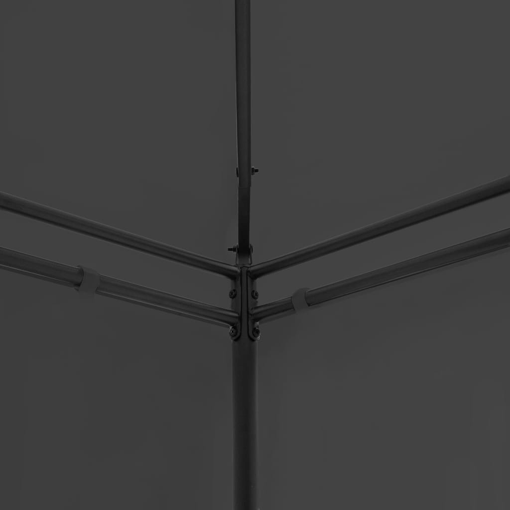 Paviljong 600x298x270 cm antrasitt