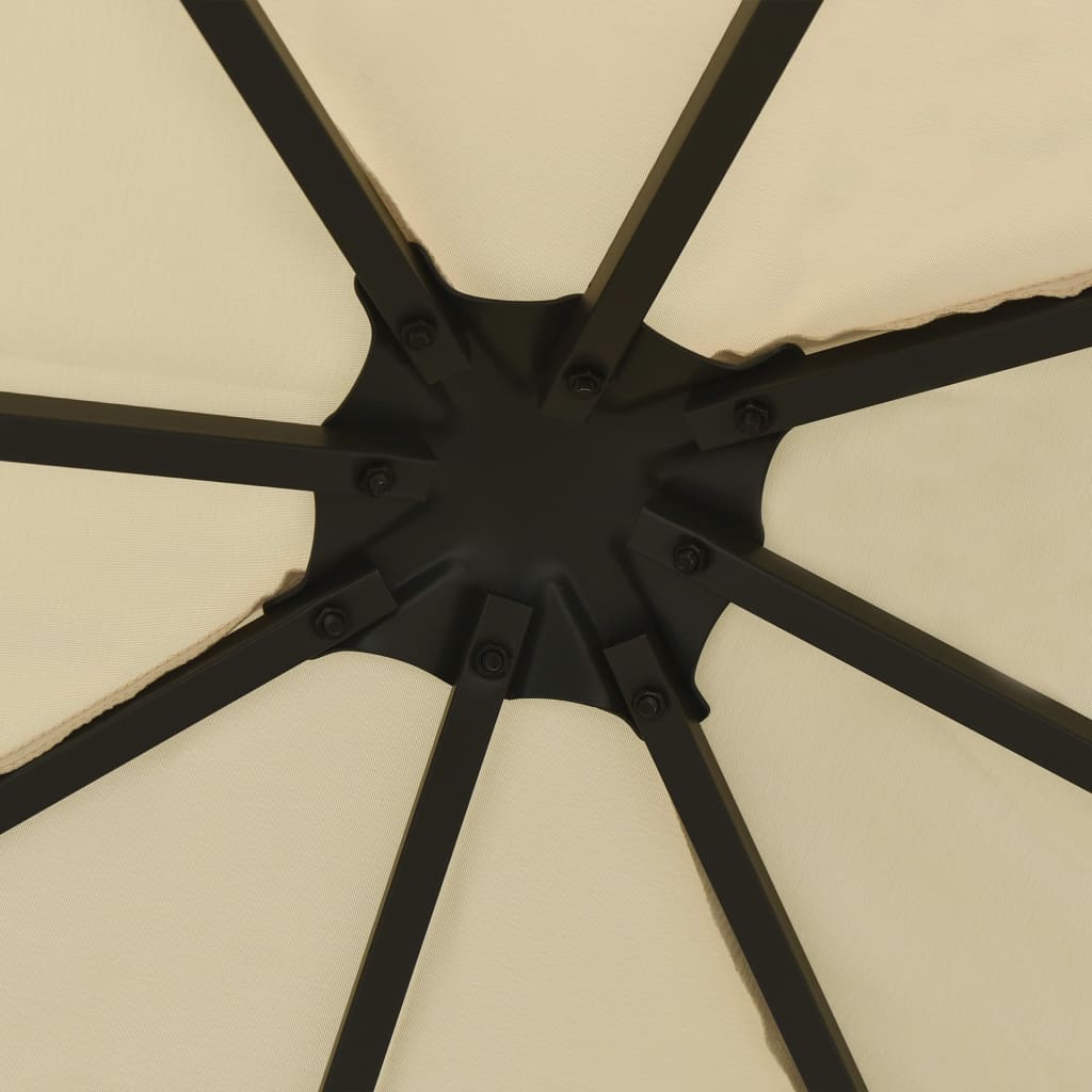 Paviljong 3x3 m kremhvit