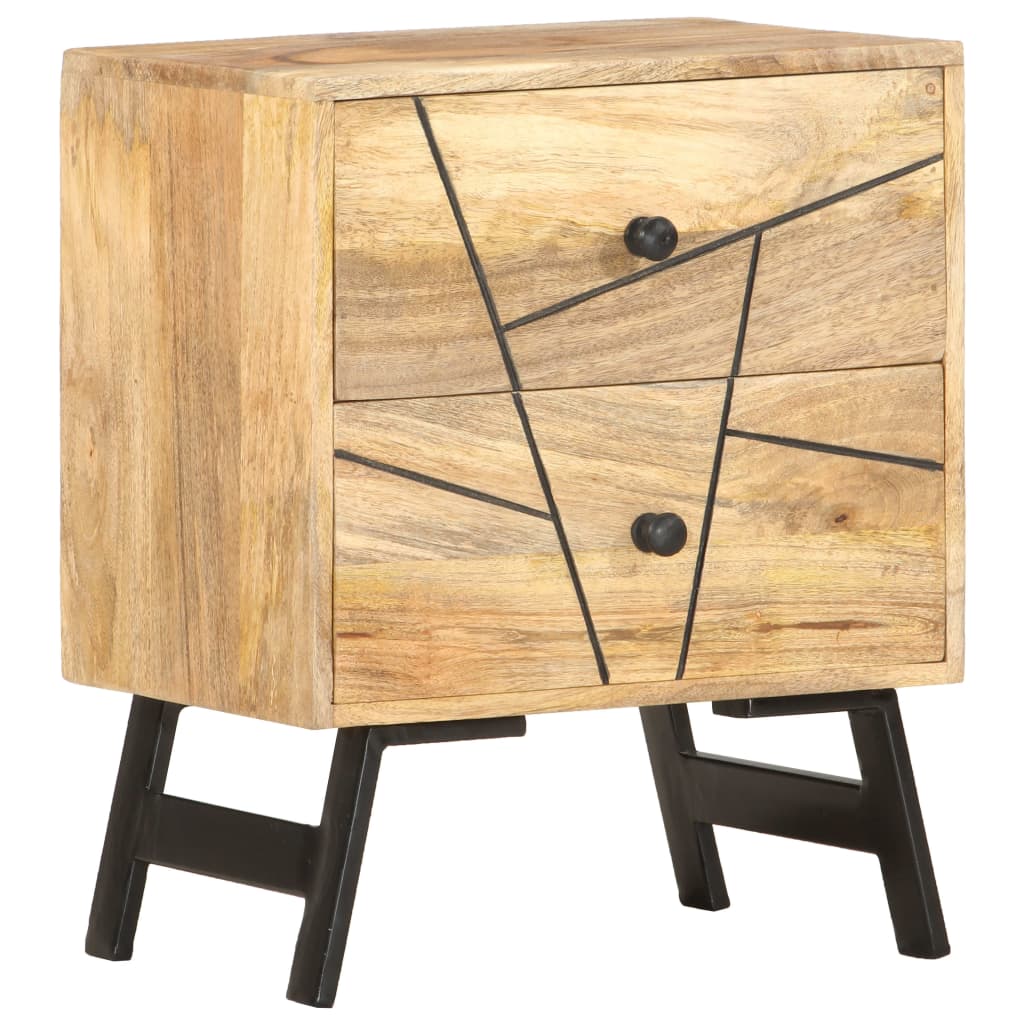 Nattbord 40x30x50 cm heltre mango