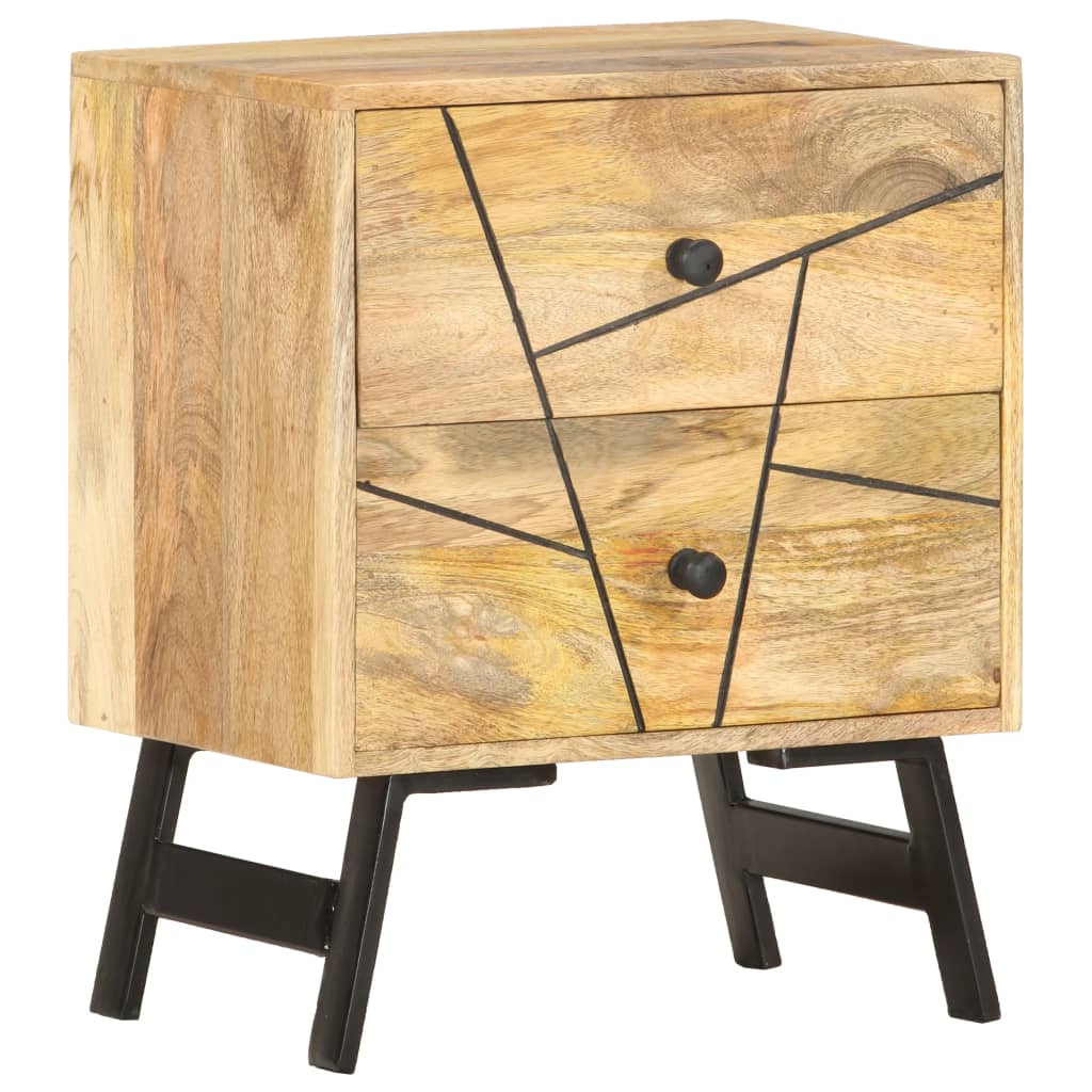 Nattbord 40x30x50 cm heltre mango