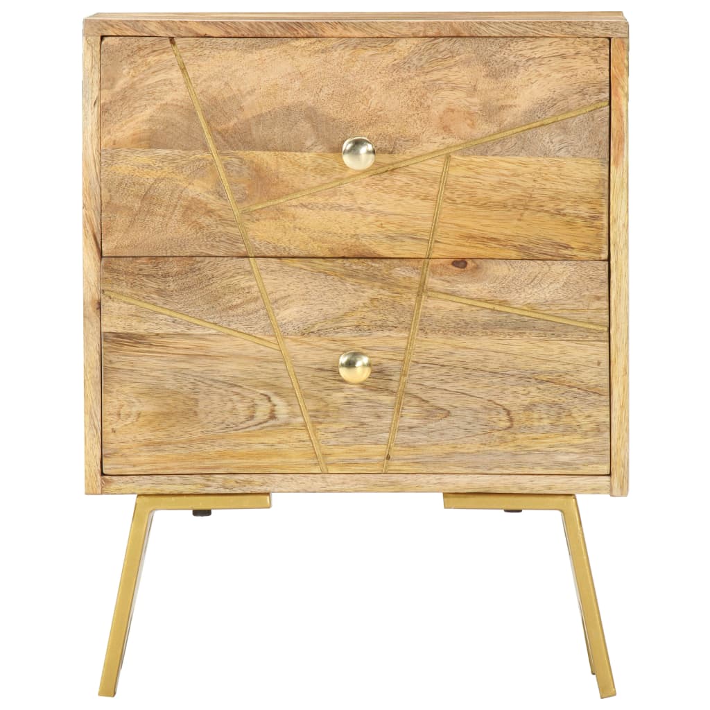 Nattbord 40x30x50 cm heltre mango