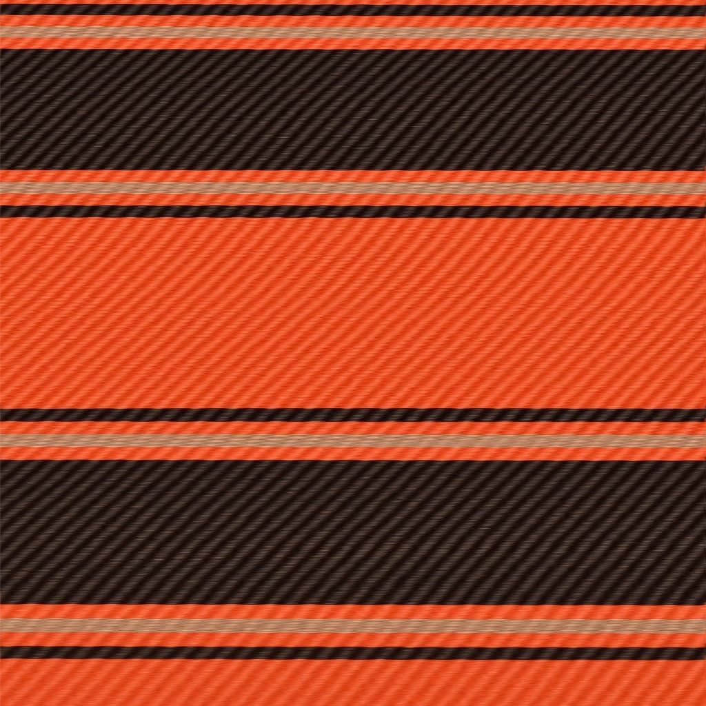 Uttrekkbar markise 300x150 cm oransje og brun