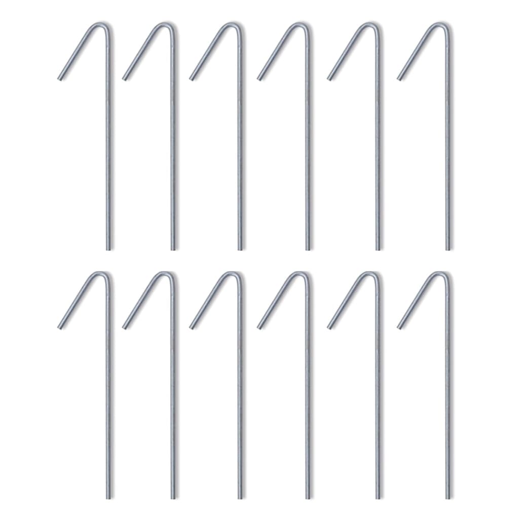 Profesjonelt sammenleggbart festtelt 4 sidevegger 3x6m stål blå