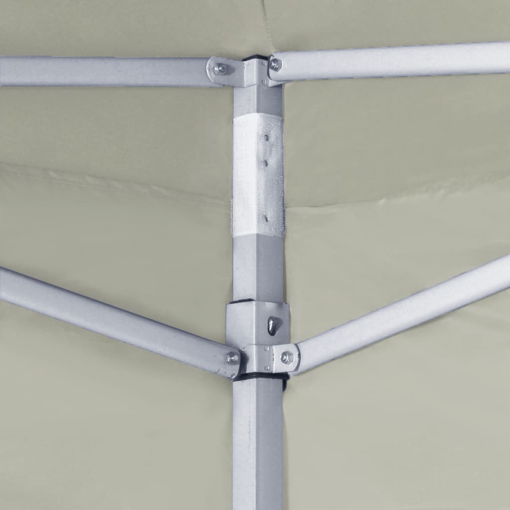 Profesjonelt sammenleggbart festtelt 2 vegger 2x2m stål krem