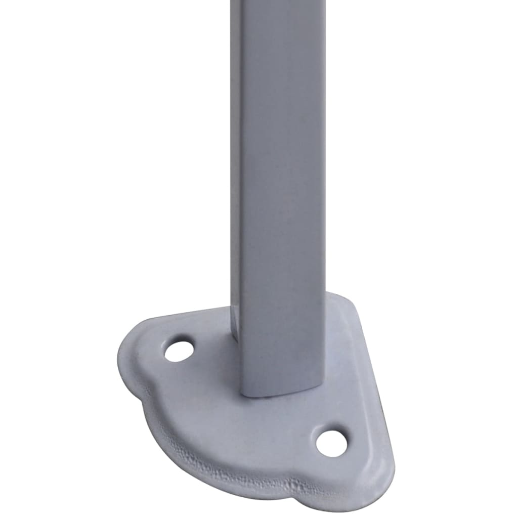 Profesjonelt sammenleggbart festtelt 2 vegger 2x2m stål krem