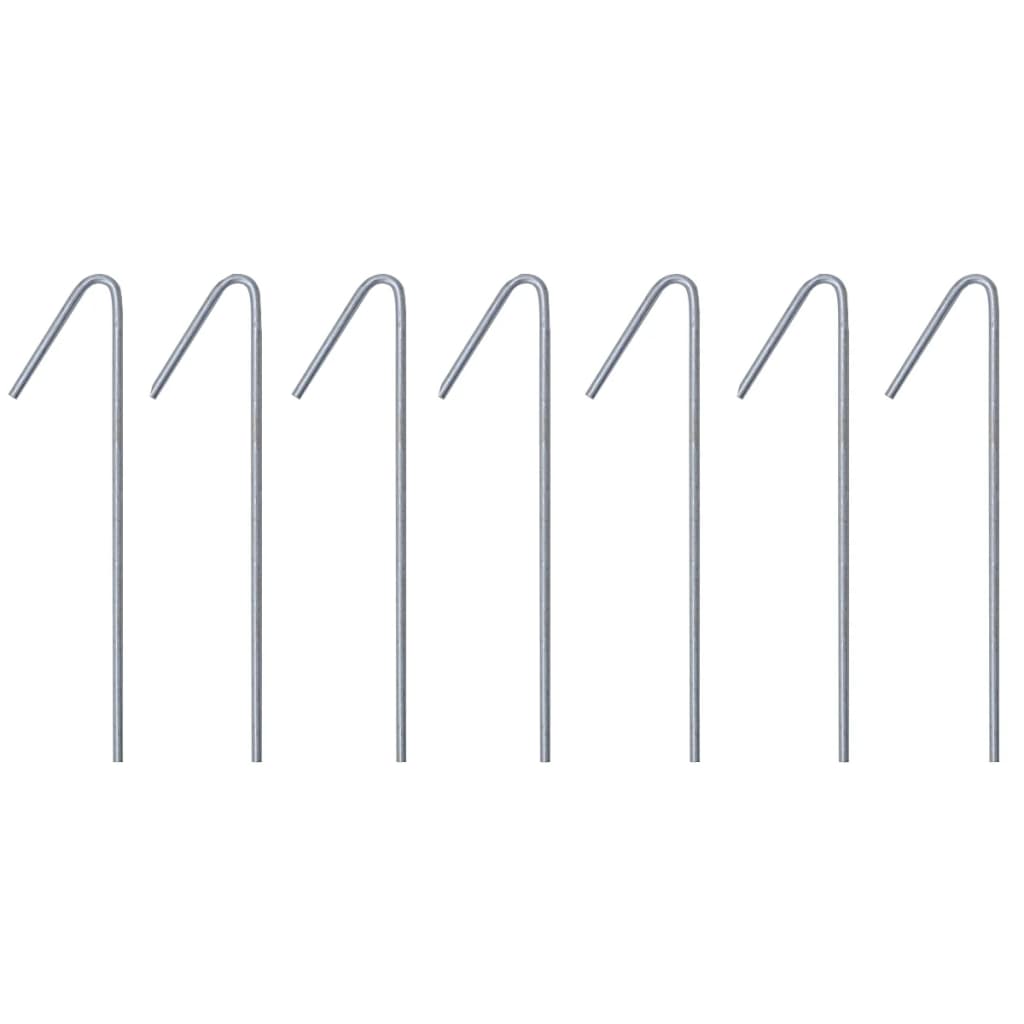 Sammenleggbart festtelt 2 sidevegger 2x2m stål antrasitt