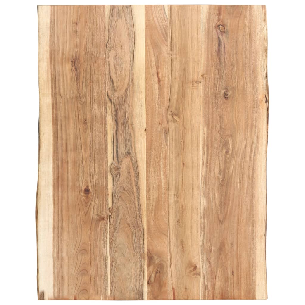 Bordplate heltre akasie 80x(50-60)x3,8 cm