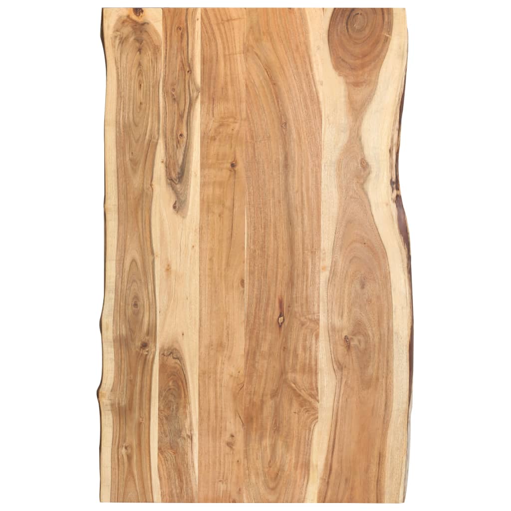 Bordplate heltre akasie 100x(50-60)x3,8 cm