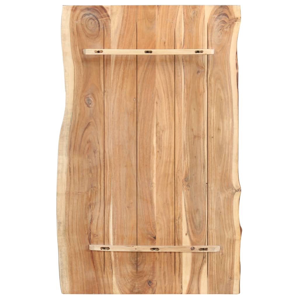 Bordplate heltre akasie 100x(50-60)x3,8 cm