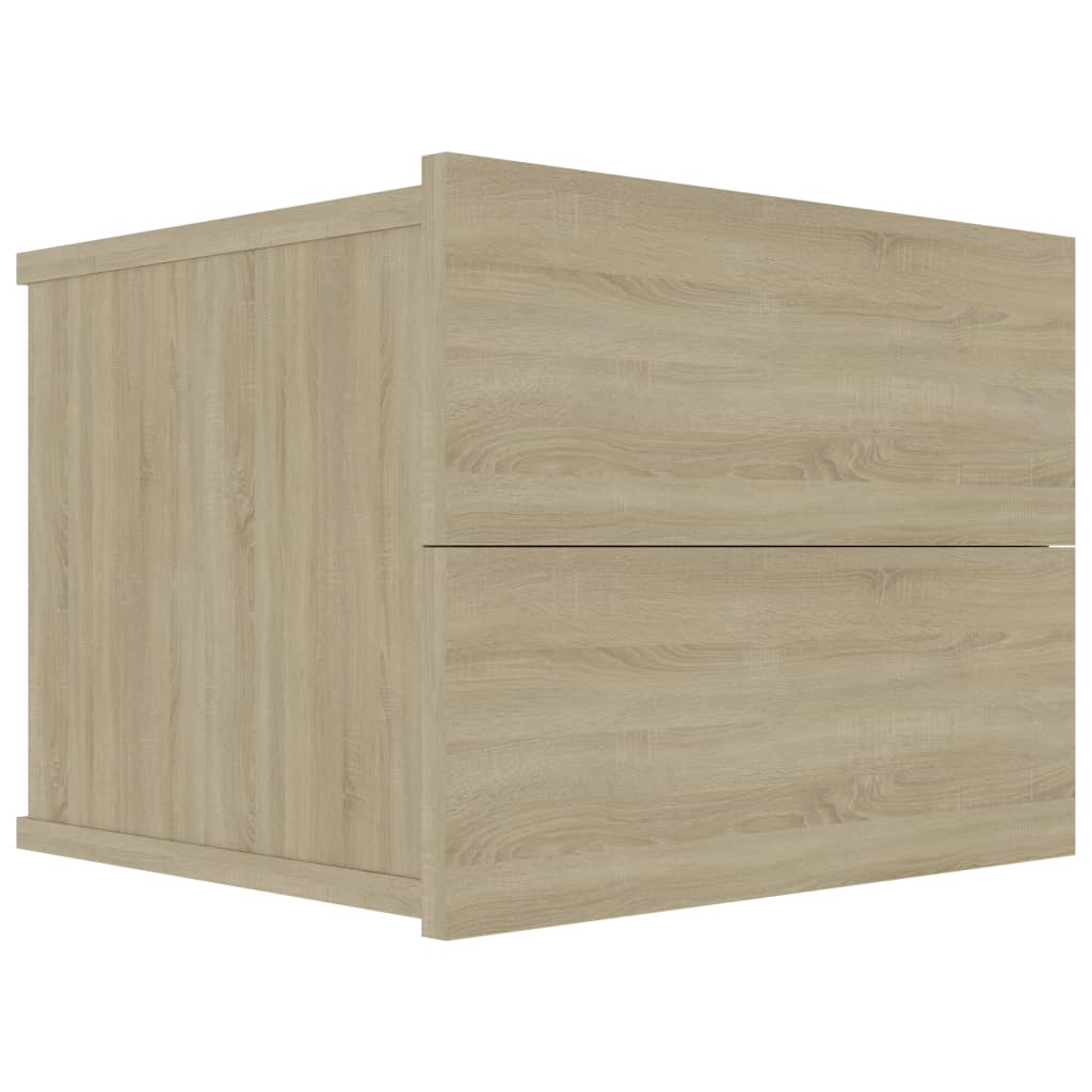 Nattbord sonoma eik 40x30x30 cm konstruert tre