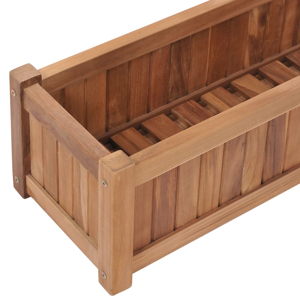 Høybed 100x30x25 cm heltre teak