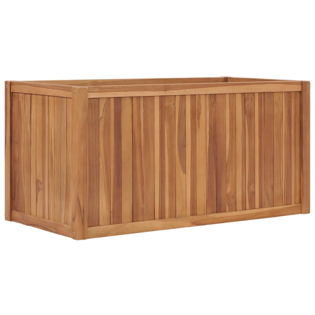 Høybed 100x50x50 cm heltre teak