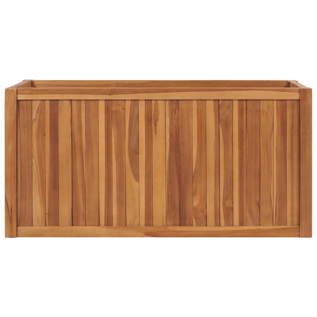 Høybed 100x50x50 cm heltre teak