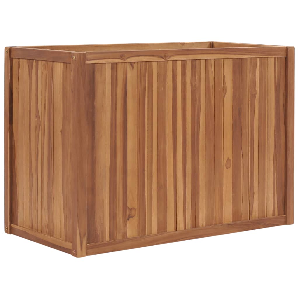Høybed 100x50x70 cm heltre teak